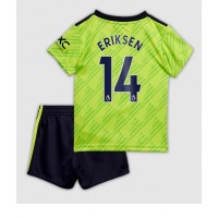 Dres Manchester United Christian Eriksen #14 Rezervni za djecu 2022-23 Kratak Rukav (+ kratke hlače)